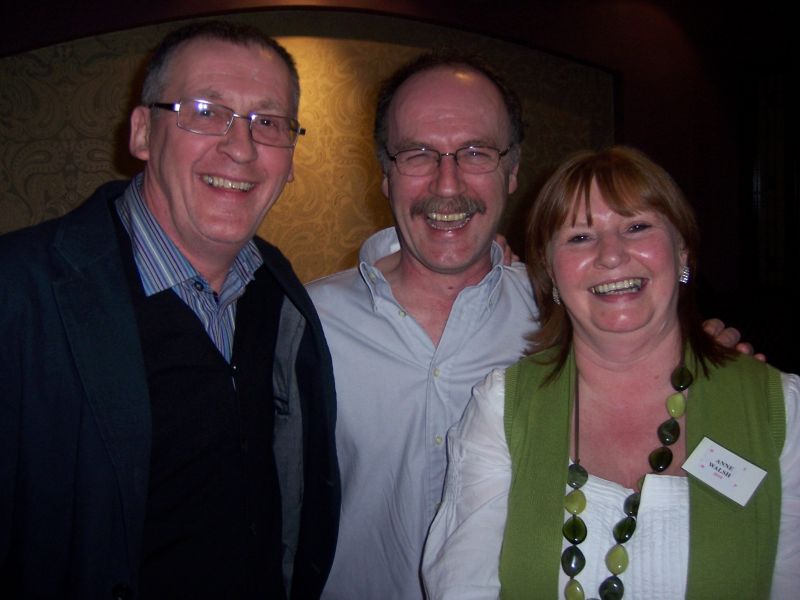 Howie Nixon, Dave Baines, Anne Walsh